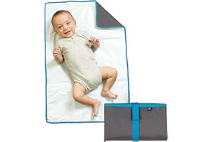 J.L. Childress Full Body Changing Pad, Grey/Teal