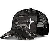 Christian Jesus Cross Hat - Faith Hats for Men Women - Religious Gifts for Thanksgiving Christmas