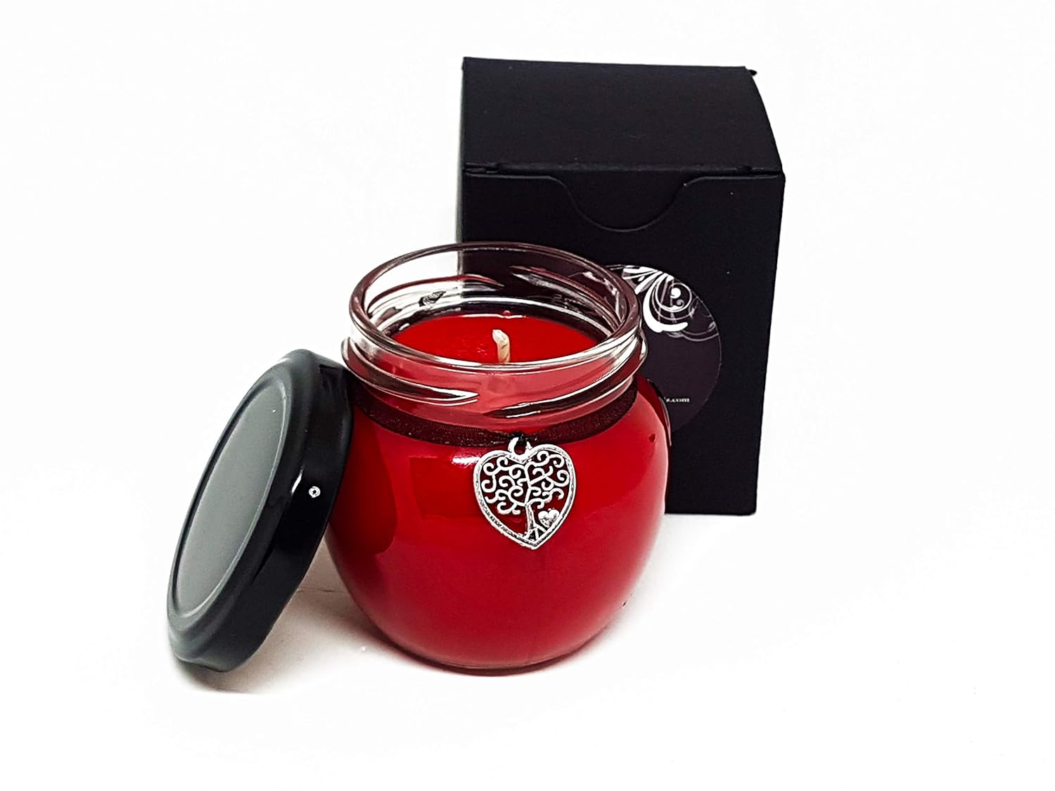 Love attraction spiritual spell candle small, manifesting intention