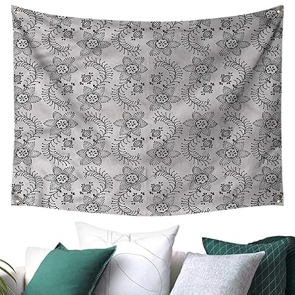 Amazon Com Taupe Tapestry Wall Hanging 3d Printing