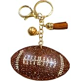 Popfizzy Double Sided Bling Keychains for Women and Girls, Sparkly Purse Charm, Rhinestone Bag Charm, Cool Gifts for Women