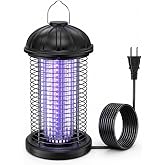 CXRUY Electric Bug Zapper Outdoor, Mosquito Killer Lamp, Hanging Waterproof Insect Zapper Fly Trap for Indoor Outdoor Patio Garage