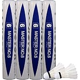 Victor Master No.6 Badminton Shuttlecock Birdy 12-Pack (Speed-77)