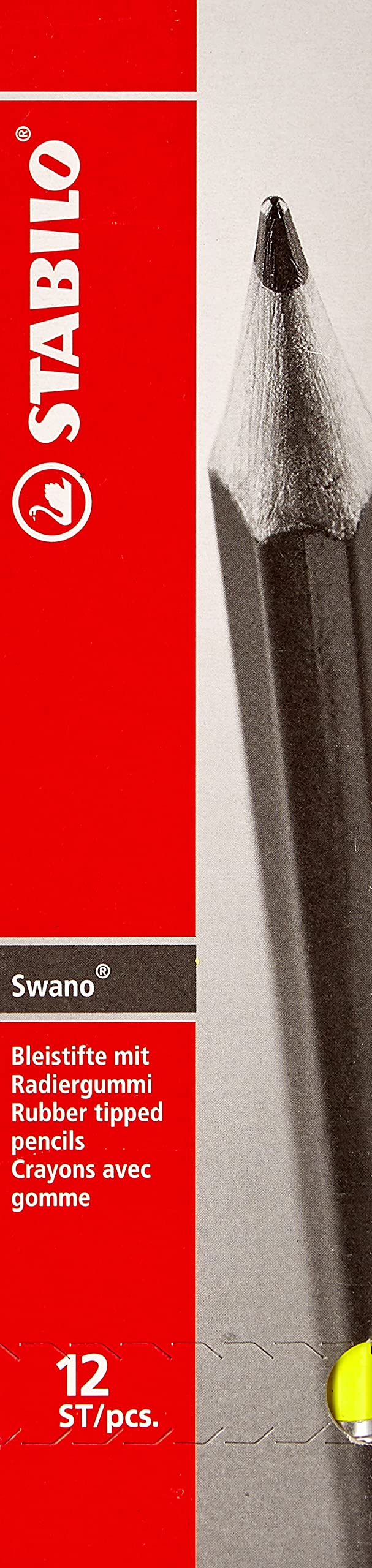 Stabilo Swano 4907/HB Pencil Fluo Yellow