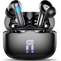 Amazon.com: Auriculares inalámbricos, auriculares Bluetooth 5.3 en ...