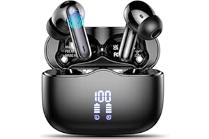 XINWLD Wireless Earbuds, Bluetooth 5.3 Headphones in Ear with HiFi Stereo Deep Bass, 4 ENC Noise Cancelling Mic Wireless Earphones 40H Playtime, in-Ear Earbud Bluetooth Dual LED Display IP7 Waterproof, USB-C
