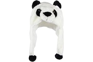 Bioterti Plush Fun Animal Hats One Size Cap Polyester With Fleece Lining