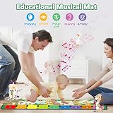 Rodzon Musical Play Mat for Toddlers 1-4 Years 9 Keyboard Sounds Recording view 4