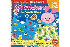 Play Smart 500 Stickers Our Favorite Things: For Ages 2-4