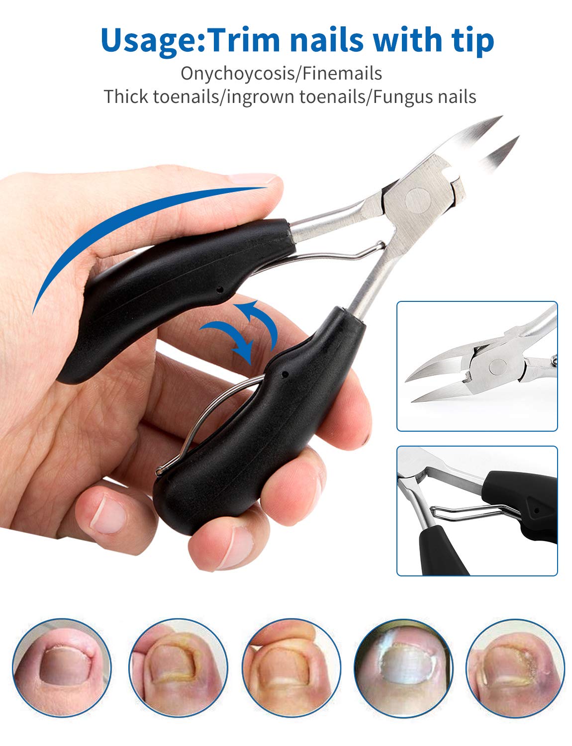 Colossal Foot Rasp Foot File and Callus Remover, 3 in 1 Foot Care Pedicure Set Tool for Hard Skin Cuticle Remover, Can be Used on Both Wet and Dry Feet, Surgical Grade Stainless Steel File: Beauty