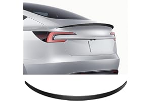 Arcoche Spoiler for Tesla Model 3 Performance Spoiler Wing Rear Trunk Lip Tail Lid for Tesla 2016-2023 ABS Model 3 Accessories(Glossy Carbon Fiber)
