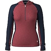 SmartWool Womens Classic Thermal Merino Base Layer 1/2 Zip Hoodie