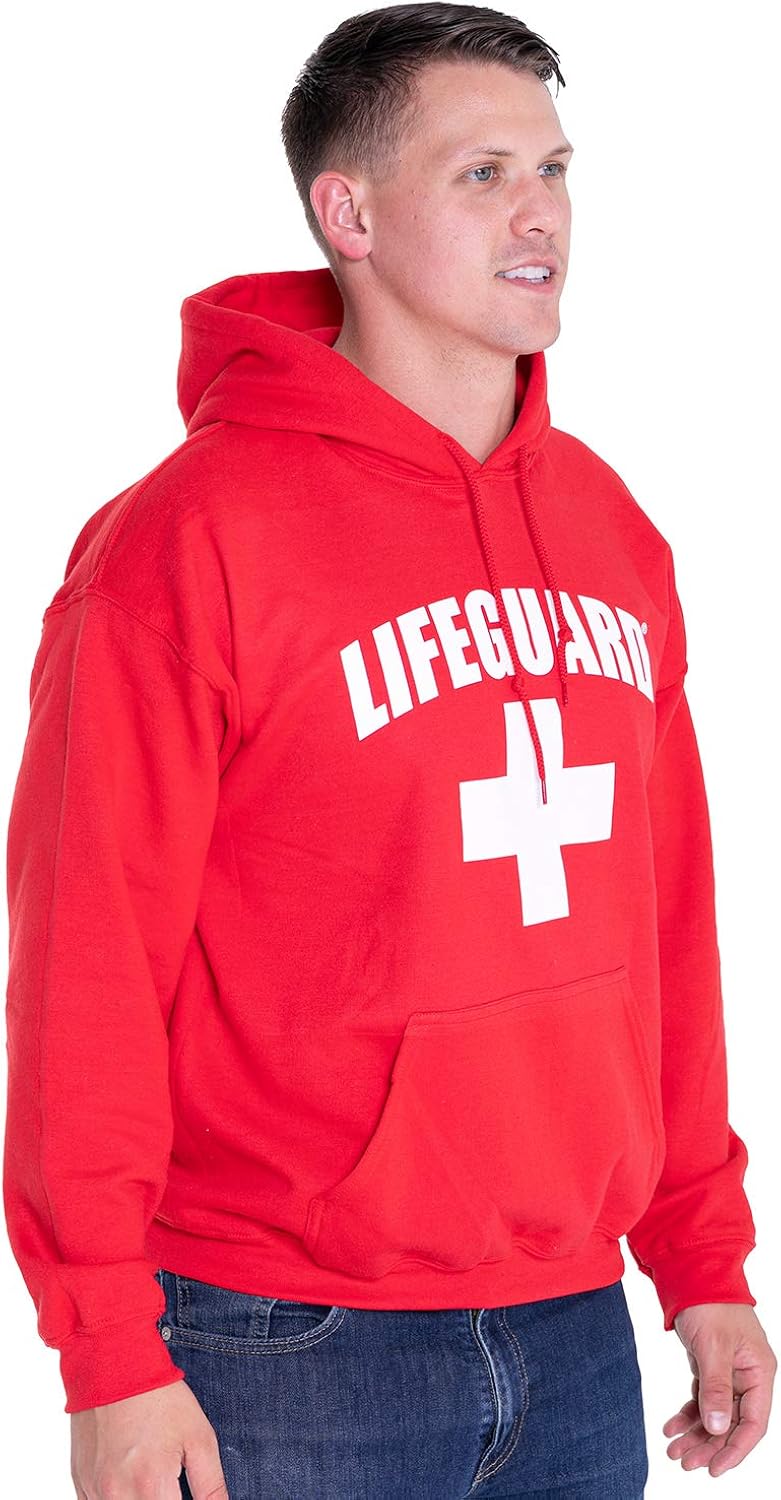 LIFEGUARD Officially Licensed First Quality Pullover Hoodie Sweatshirt Apparel Unisex for Men Women: Clothing