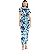 Donna Morgan Womens Twist Detail Maxi Dress for Women | Cocktail & Wedding Guest | Casual Dresses for Women