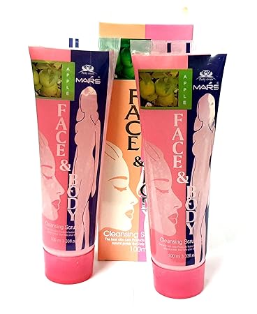 Nihuusravee Mars face and body cleansing scrub gel 100 ml pack of 2