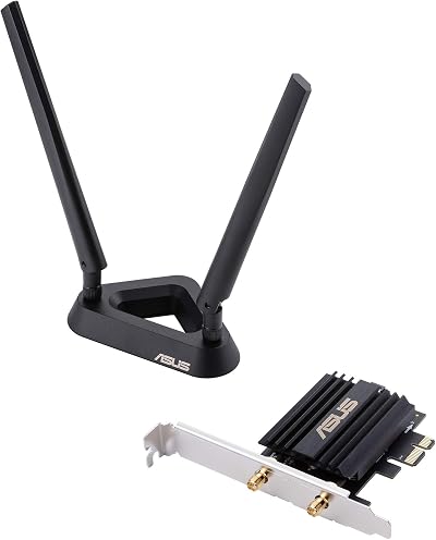 ASUS PCE-AX58BT Wi-Fi 6 AX3000 PCIe Adapter Bluetooth 5 MU-MIMO 160MHz 2.4/5G