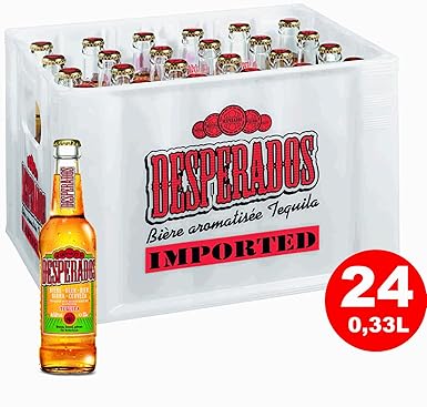 24 x Desperados Tequila Bier 0,33 Liter 5,9 % Vol.
