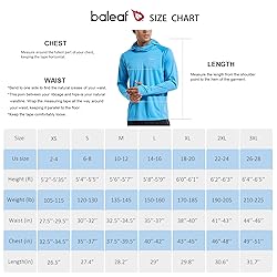BALEAF Men's Sun Protection Hoodie Shirt UPF