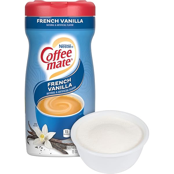 COFFEE MATE FRENCH VANILLA POWDER COFFEE CREAMER 15 OZ. CANISTER