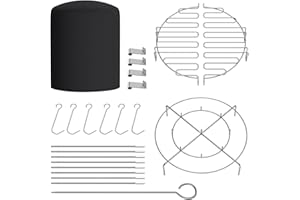 BBQ-PLUS Turkey Fryer Accessory Kit for Char-Broil The Big Easy with Water-Resistant 24 Inch Round Grill Cover