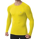 Twekfish Mens Compression Shirt Long Sleeve, Athletic Sports Base Layer Tops, Cold Weather Undershirt for Running Workout Gym