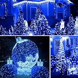 Ligarko Solar String Lights Outdoor 4 Pack 120LED 14M 8 Modes Blue view 4