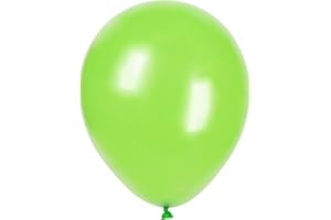 12" Latex Lime Green Balloons, 10ct