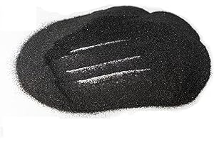 NINESUNG #80 to 120 Grit Black Aluminum Oxide Blast Media, 5 Pounds Sand Blasting Media Polishing Abrasive Derusting Blast Media for Metal, Sandblast, Blasting Cabinet or Blasting Guns