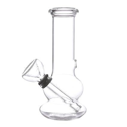 Metier 5-inch Glass Water Pipe Bong (5 Inch, Clear)