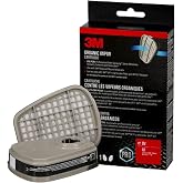 3M : 6001 Respirator Cartridge for Certain Organic Vapors, 2 per Pack -:- Sold as 2 Packs of - 2 - / - Total of 4 Each