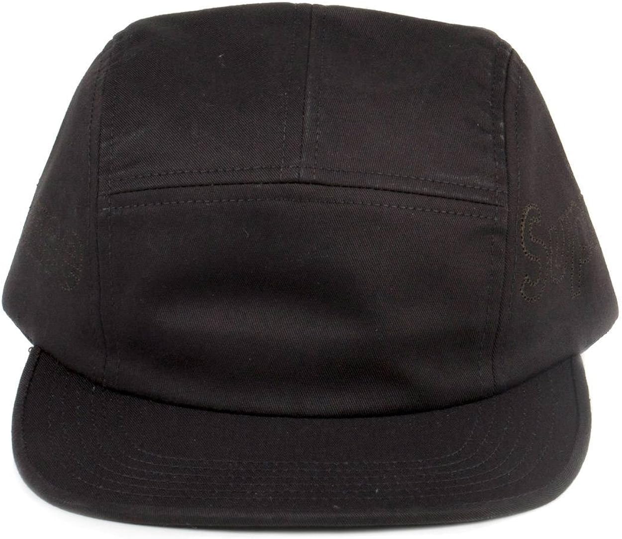 supreme s logo hat black