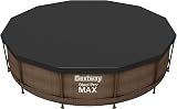 Bestway 58037 12ft Round Pool Cover Grey 370 cm for Above Ground Pools view 4