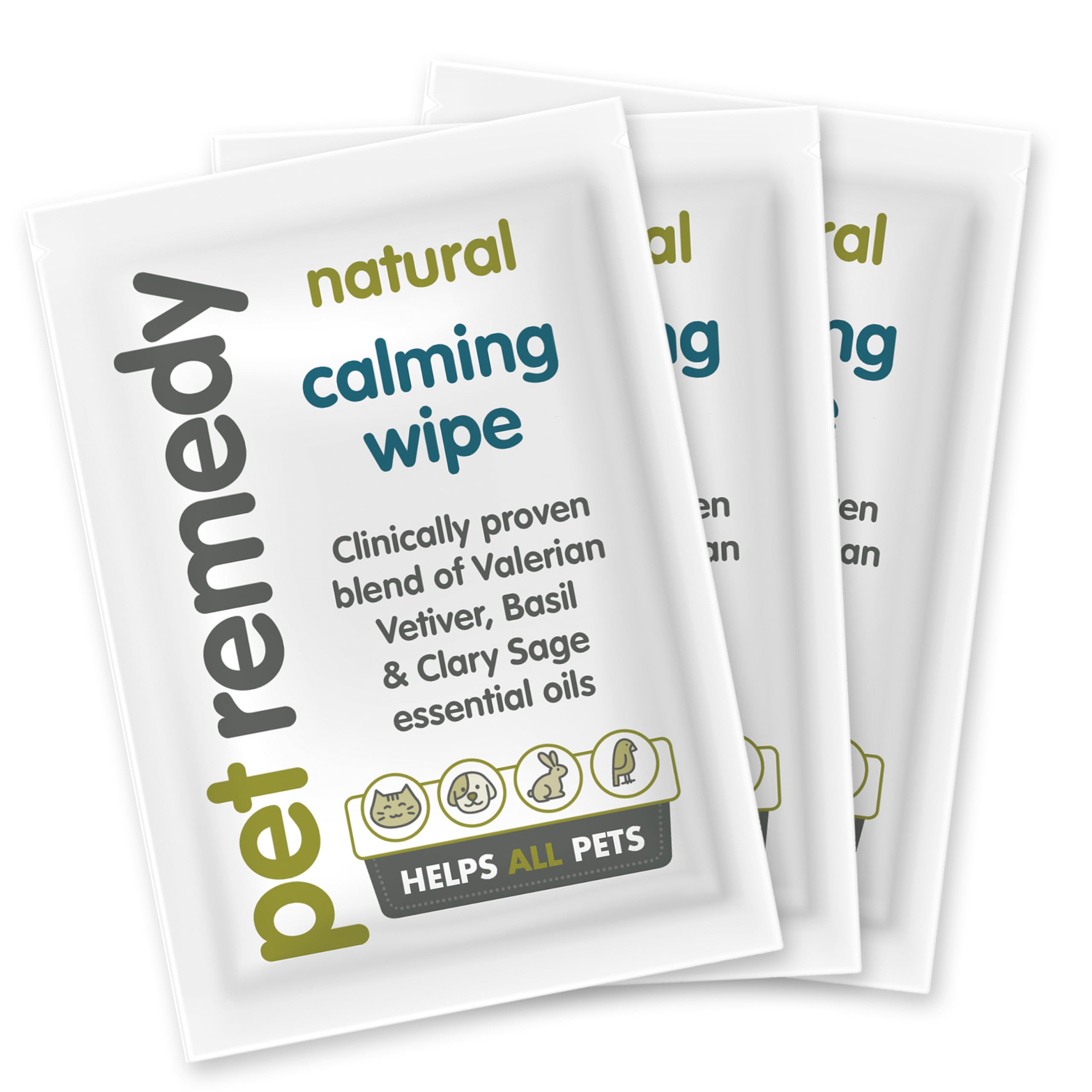 Pet Remedy Calming Wipes, 12-Pack