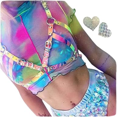 rave holographic top