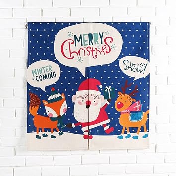 Amazon De Seso Uk Weihnachten Baumwoll Leinen Tur Tur Tur