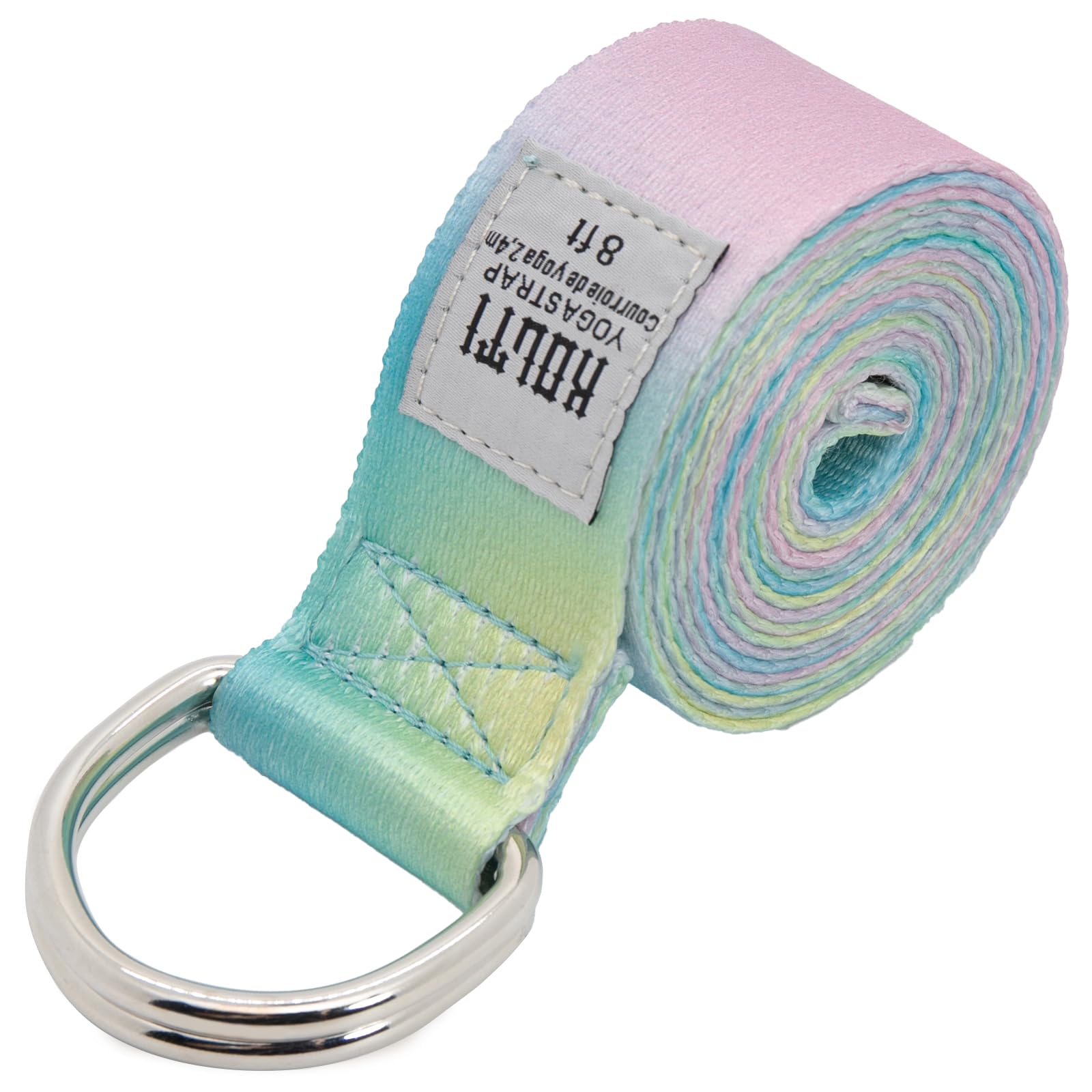 Photo 1 of [New 2025] Yoga – Cotton – 8 ft (12+ Colors) – Adjustable Non-Slip Belt for Yoga, Pilates, Stretching, Physiotherapy, Fitness & Home Workout – for Carrying Mats