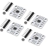 AOICRIE 4PCS AS5600 Magnetic Encoder 12bit high Precision Magnetic Induction Angle Measurement Sensor Module 3.3V (4 PCS)