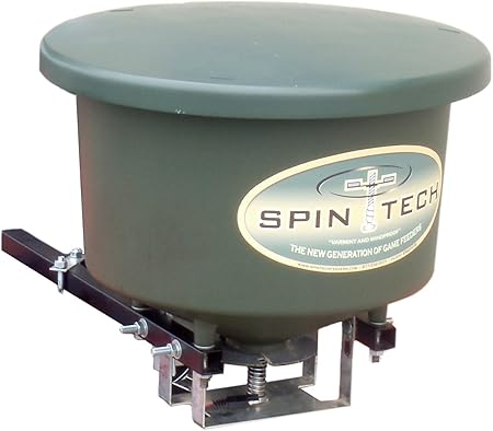 Amazon Com Spintech 40atvsfp 40 Pound Cap Seeder And Feeder