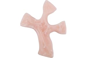 VILLAGE GIFT IMPORTERS Clinging Cross - Cross Contours To the Human Hand (Rose)