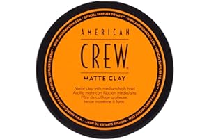 American Crew Men's Hair Matte Clay (OLD VERSION), Like Hair Gel with Medium/High Hold, 3 Oz (Pack of 1)