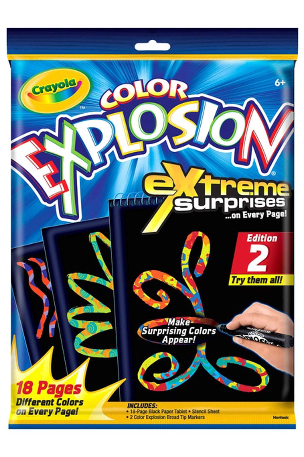 Crayola Color Explosion Xtreme Surprises - Black Editions