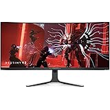 Alienware AW3423DW 34.18-inch Quantom Dot-OLED Curved Gaming Monitor, 3440x1440 pixels at 175Hz, 1800R Curvature, True 0.1ms 