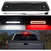 Aexploer 3rd Third Brake Lights LED Compatible with F150 2009 2010 2011 2012 2013 2014,Cab Roof Cargo Light Rear Center High Mount Stop Lamp Assembly(Fit for Rapt0r Smoked Lens)