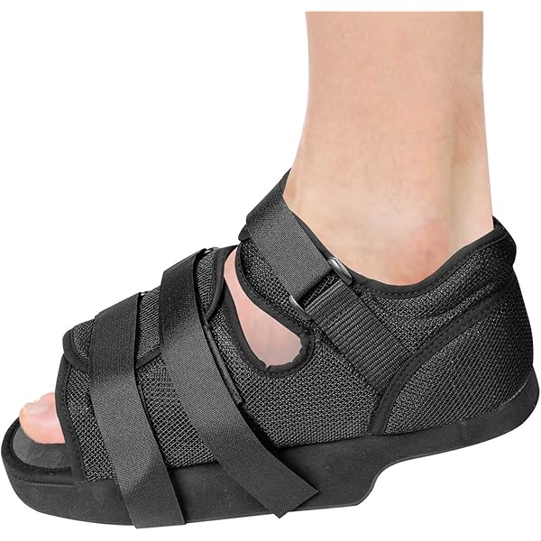 Complete Medical Heel Wedge Healing Shoe - Large Size For Post-Surgery & Foot Injury Recovery