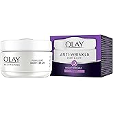Olay Anti-Wrinkle Firm and Lift Night Cream for 40+, 1.7 Ounce