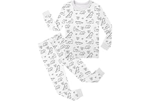 Pyjamas à colorier avec marqueurs à faire soi-même peints à la main pour colorer votre propre pyjama coloré lavable Pjssleepw