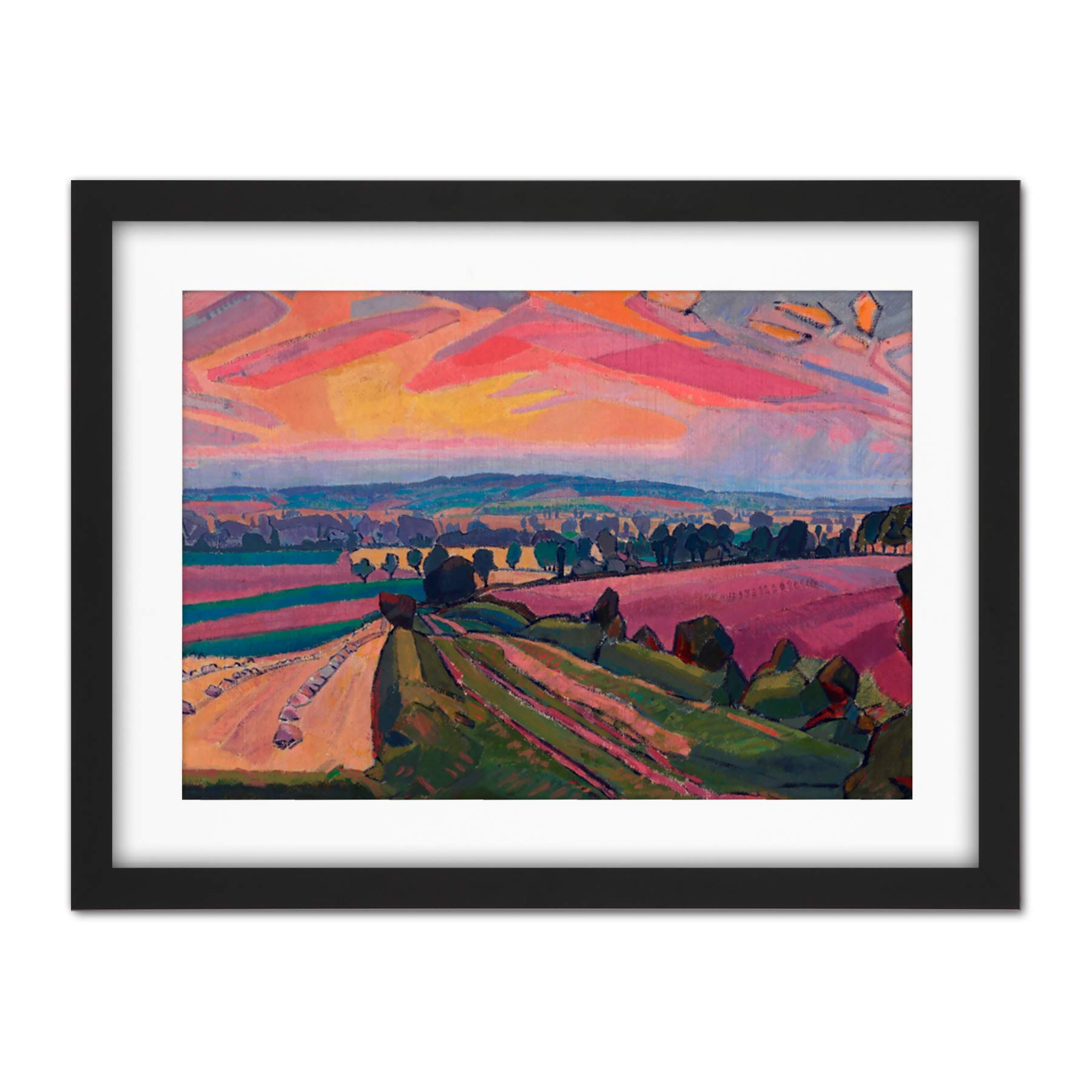 Wee Blue Coo Spencer Gore The Icknield Way Artwork Framed Wall Art Print 18X24 Inch