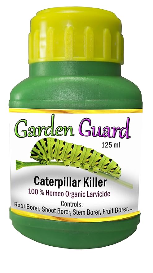 Jio Green garden Store Garden Guard Organic Liquid Pesticide for All Types of Plants to Kill All Types of Caterpillars & and Many Other pests 125 ml
