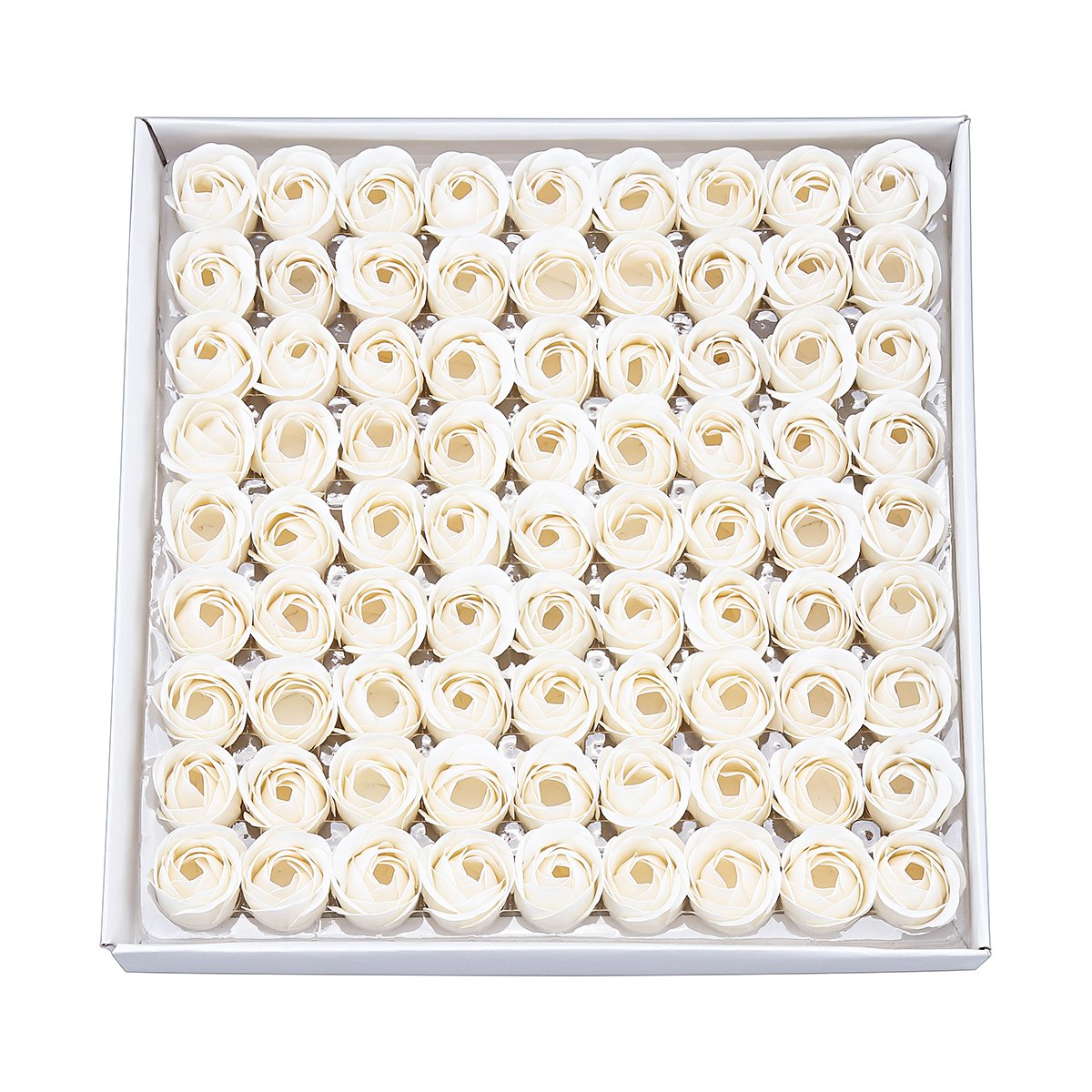 81PCS Soap Rose Flower - Flora Scented Soap Rose Flower - Plant Essential Oil Soap, Gift for Anniversary/Birthday/Wedding/Valentine’s Day/Mother’s Day Gift Box