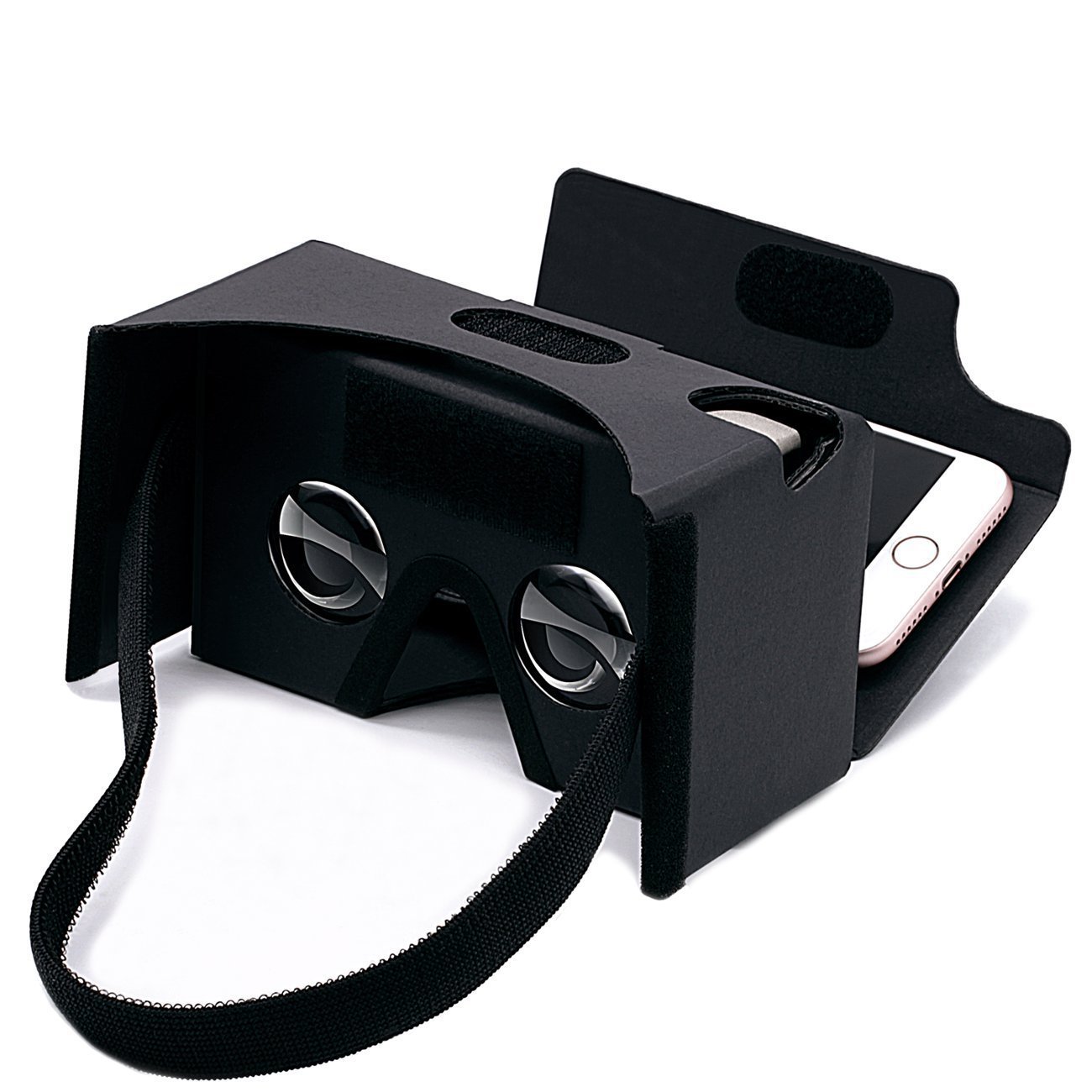 2Pack Google Cardboard 3D Virtual Reality Headset Glasses,DIY vr